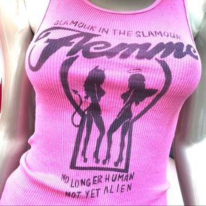 GLAMOUR IN THE SLAMOUR FLEMME distressed TieDye S